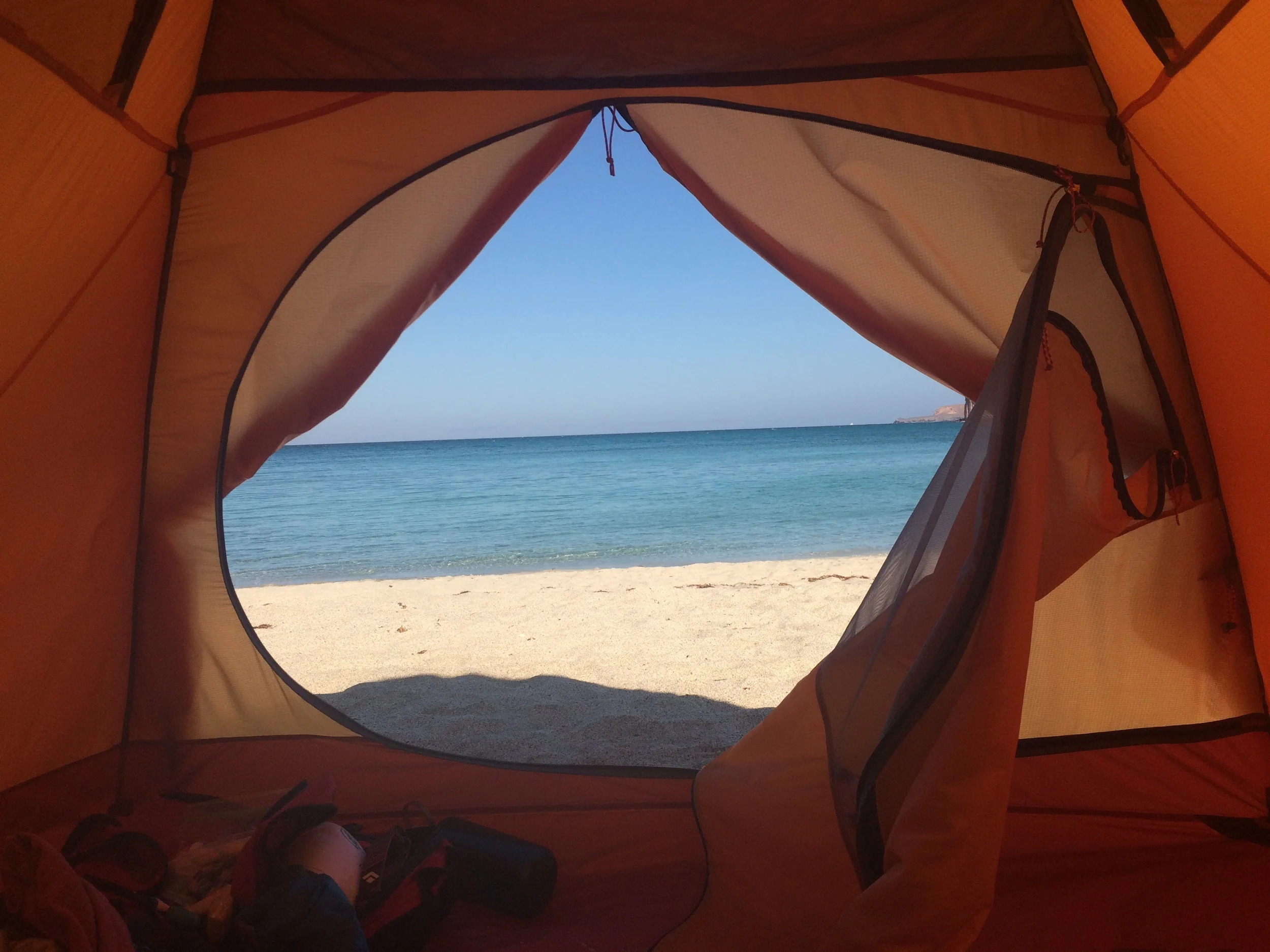 view from bed
