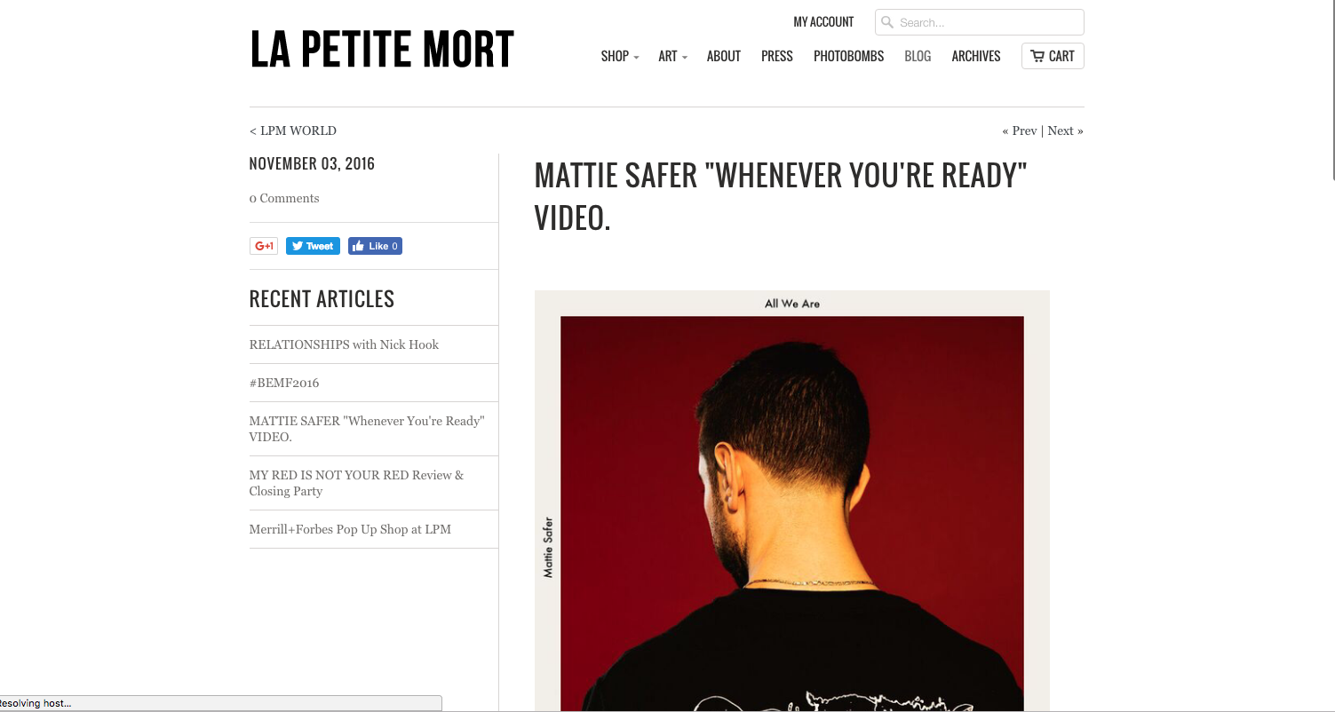 La Petite Mort