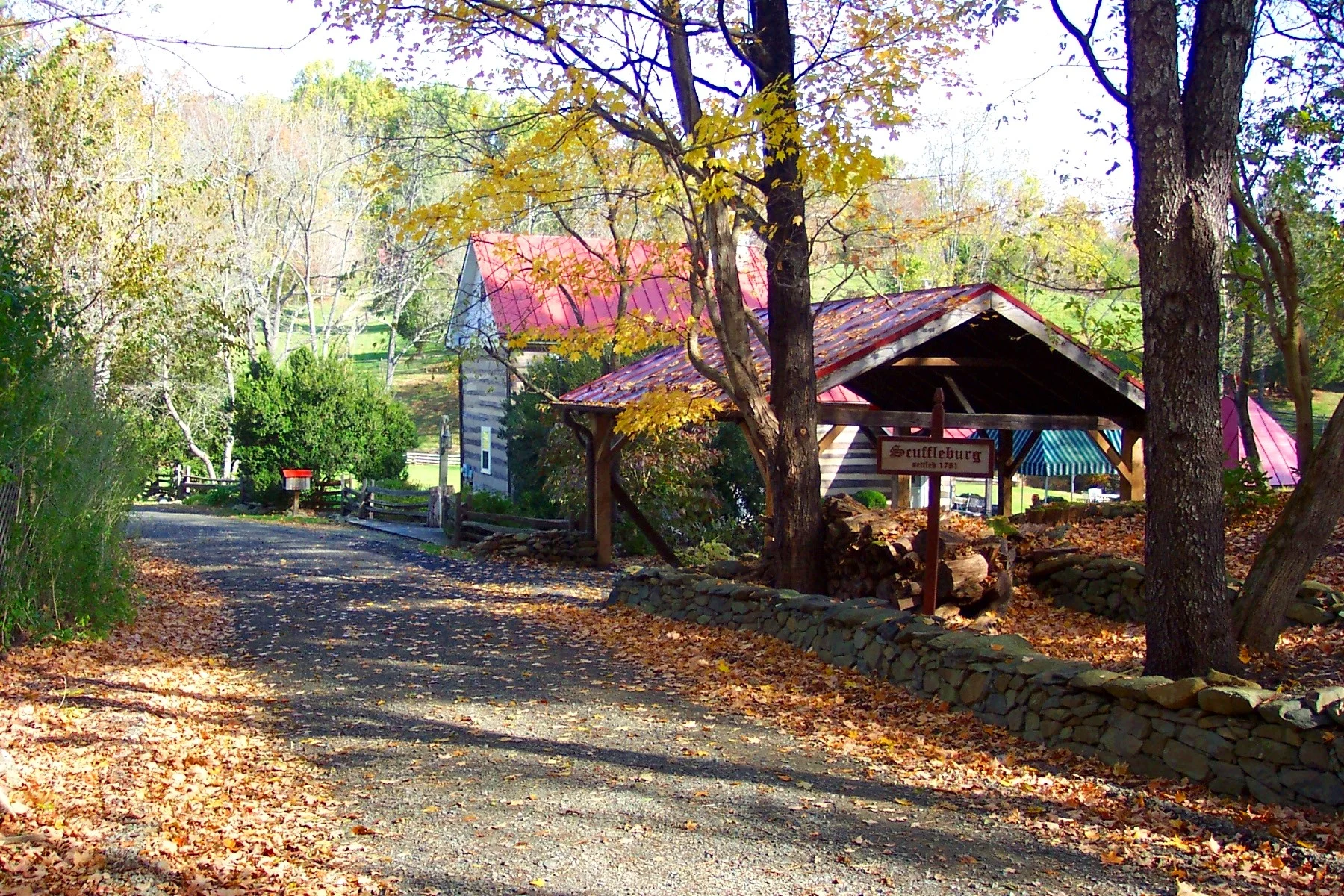  Scuffleburg, a rendezvous point for Mosby's Rangers, near Delaplane, Fauquier County. 