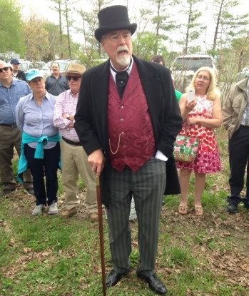 Dave Goetz gives a talk as Major Adolphus E. Richards circa 1899.