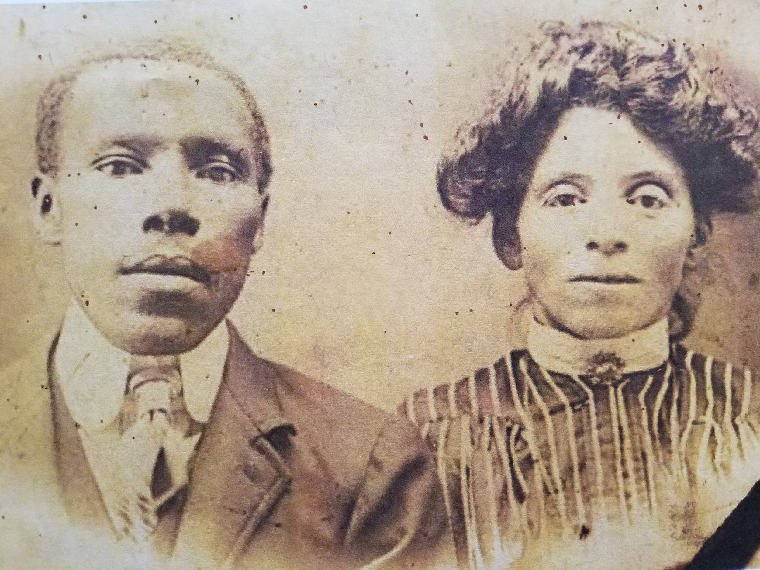 Willisville residents Adolphus Hampton (1860-1912) and his wife Mary Florence Jackson Hampton (1869-1929)