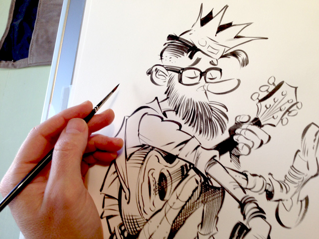 Inking-Jughead