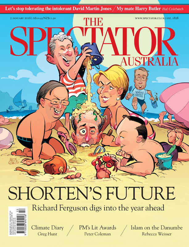 Illustration for The Spectator Australia on Bill Shorten's future