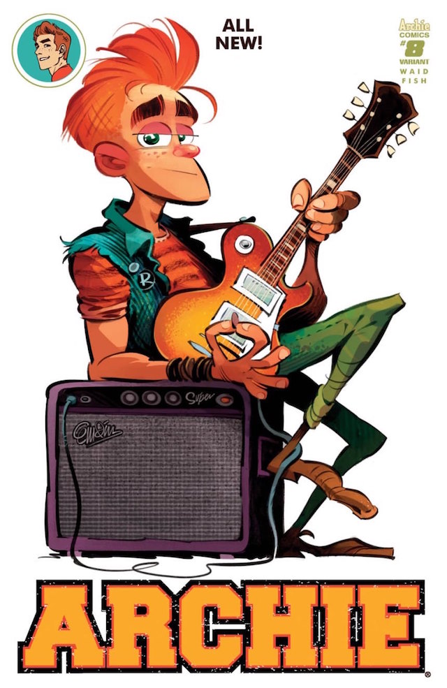 Archie #8 Variant cover by Anton Emdin, 2016. All rights reserved.