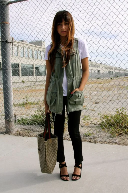 green vest