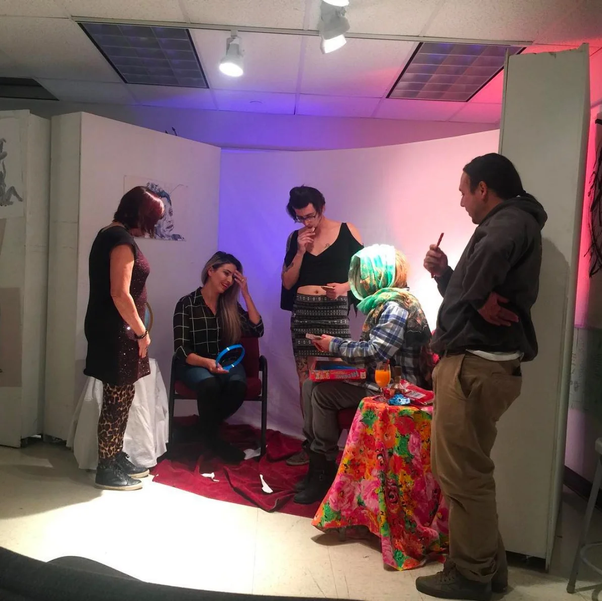 Socially Engaged Art class “Interviews with Art Majors” project. Fall 2018
