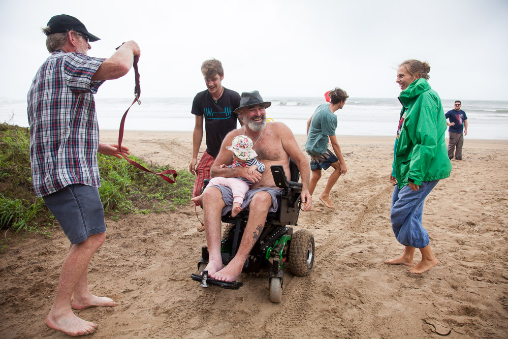 Got a push through soft sand