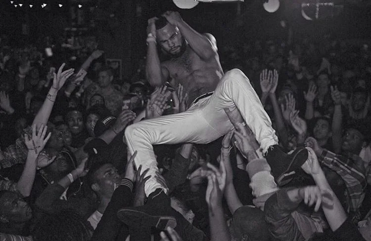 Chaz French warming up DC for Goldlink