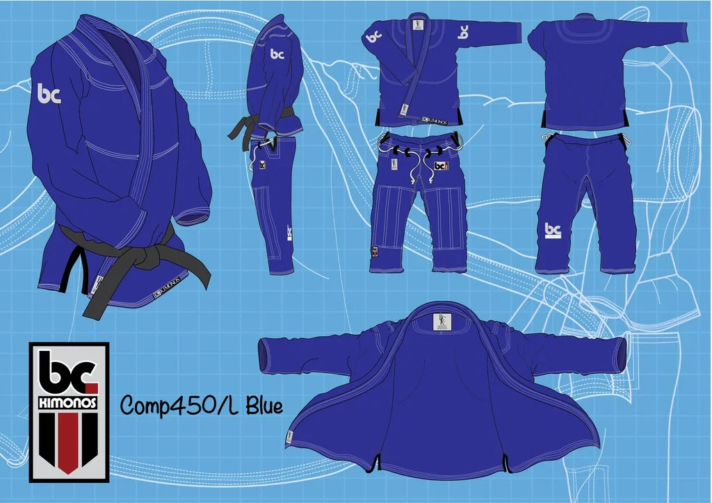 White Gi With Black Highlights