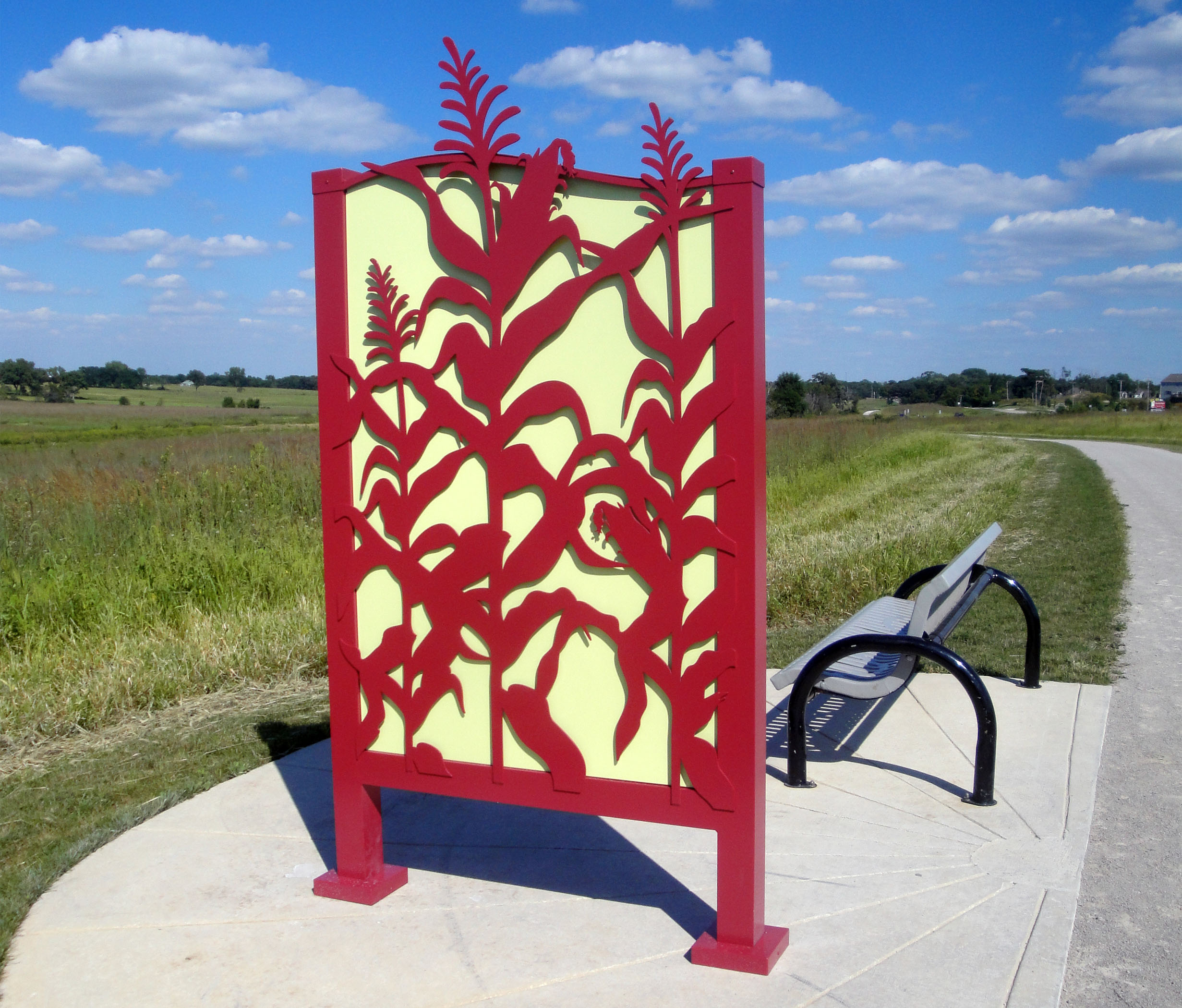     WE DESIGN SCULPTURAL  TRAIL SIGNS     