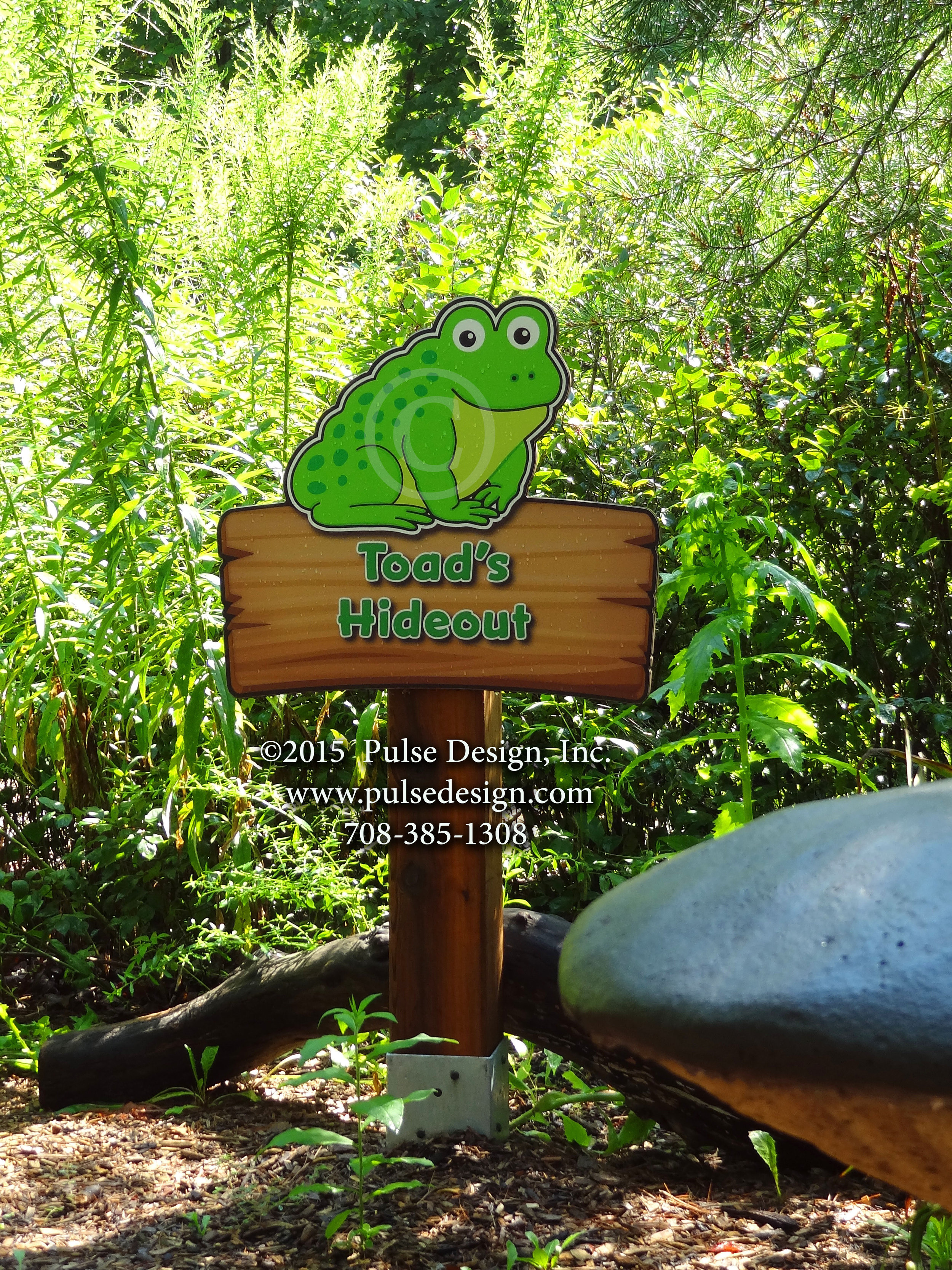 Nature PlayScape Exhibit Design and Wayfinding Signage Created for