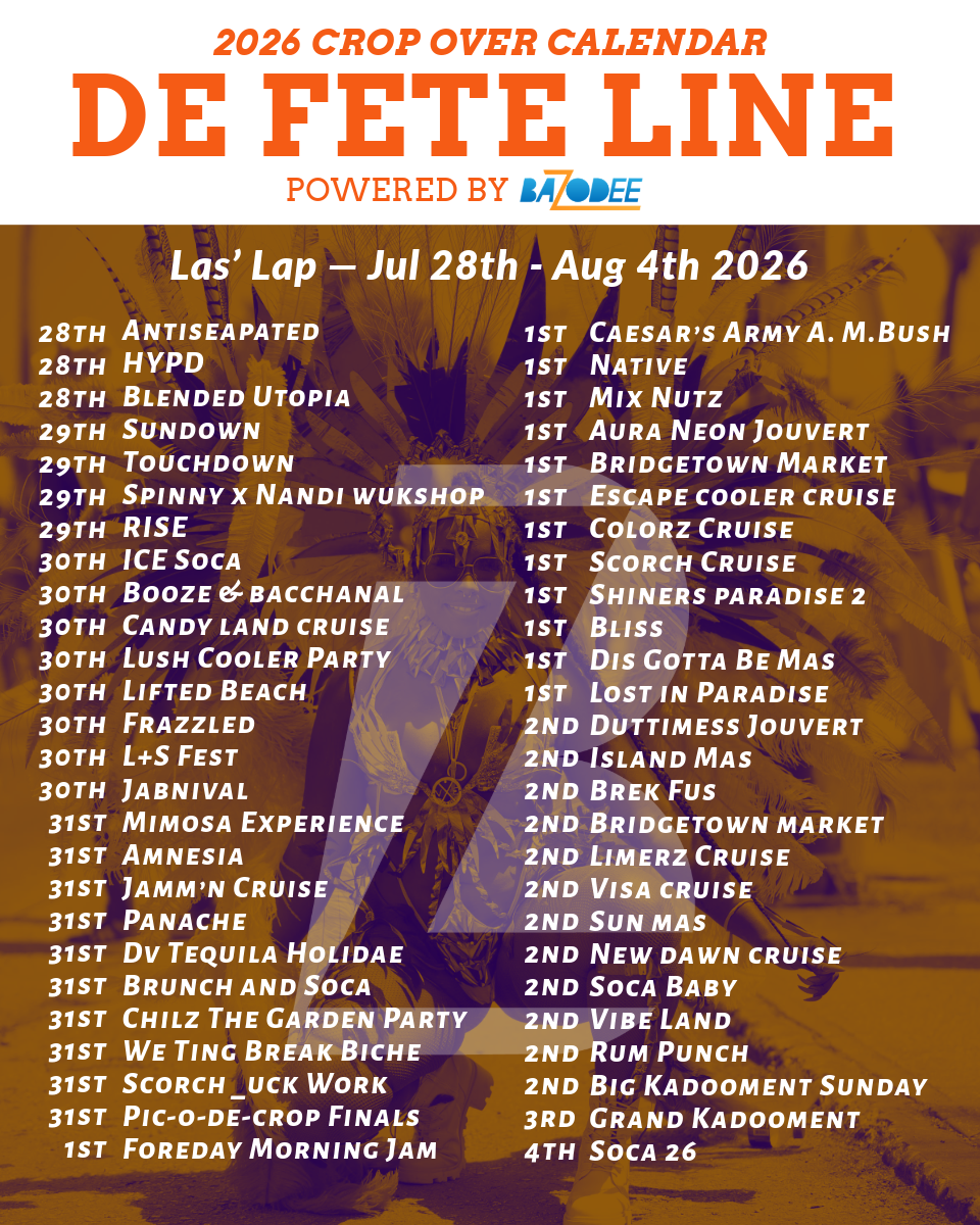 De Fete Line - Las' Lap  2026 projection