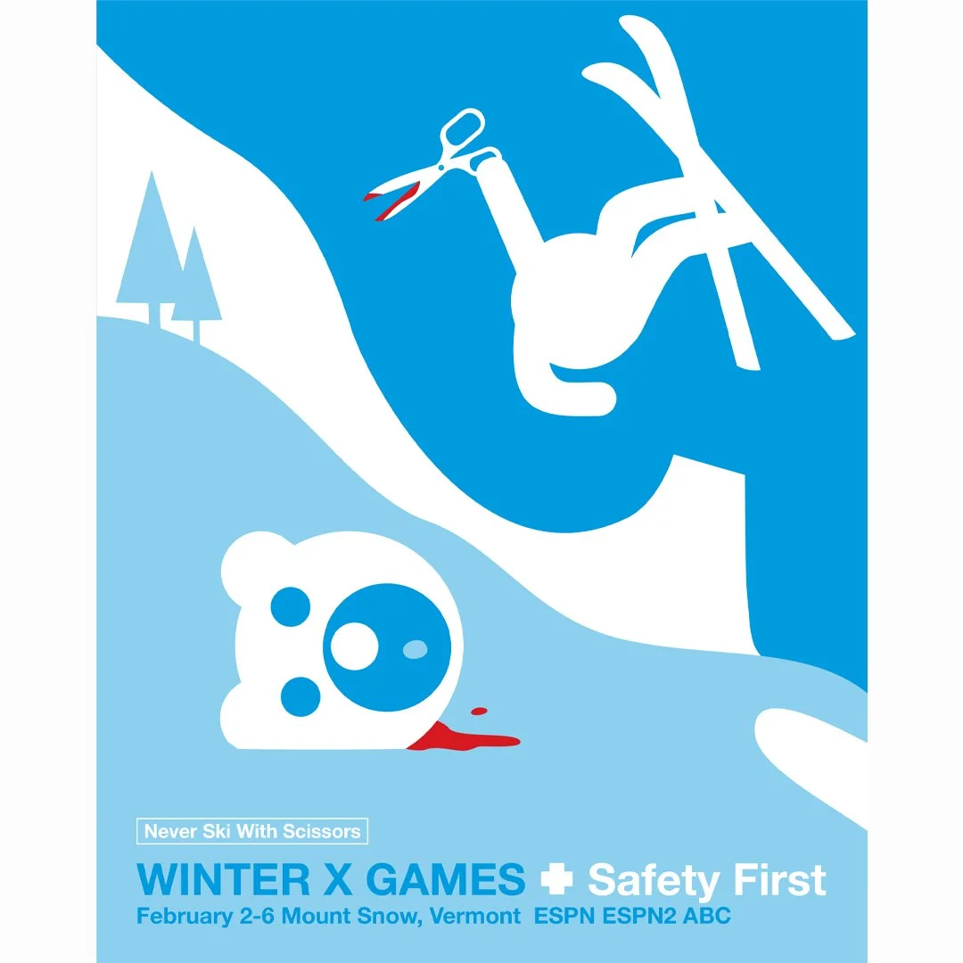  Never Ski With Scissors - Bear 