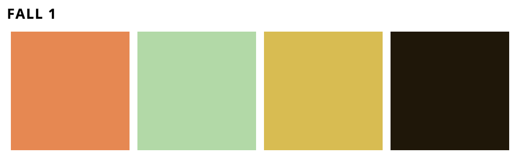  Pumpkin Pie - Sage - Antique Gold - Faded Black