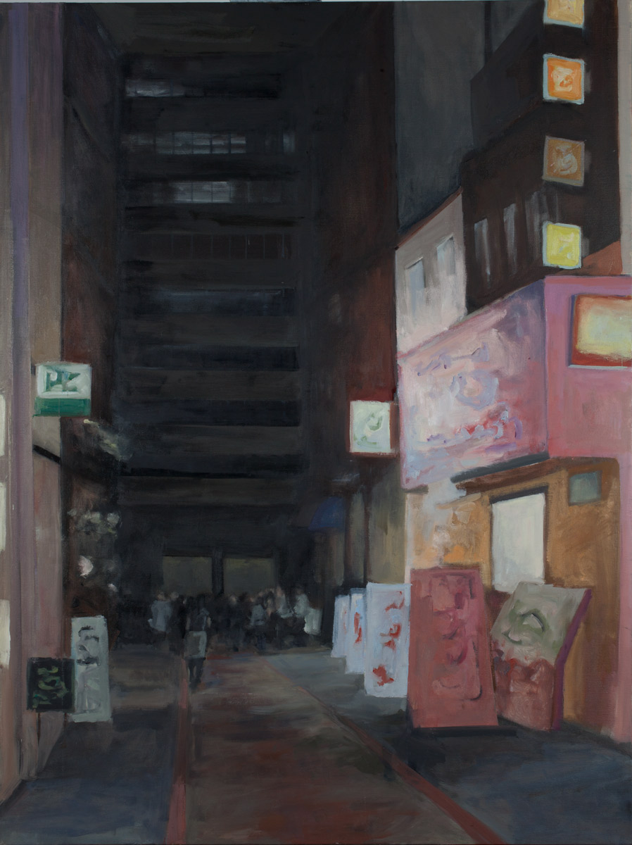 Alley, Oil on Canvas, 48x 36", 2010