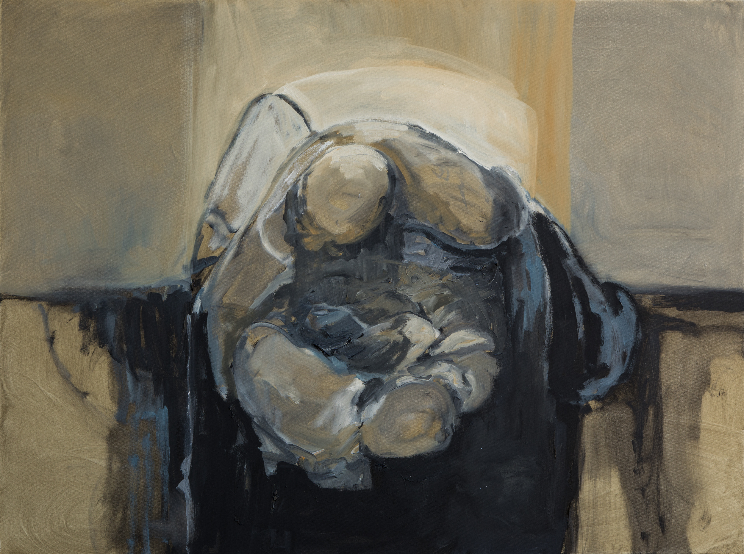 Awakening/Sleeping II 36"x 48"  Oil on Canvas  2018