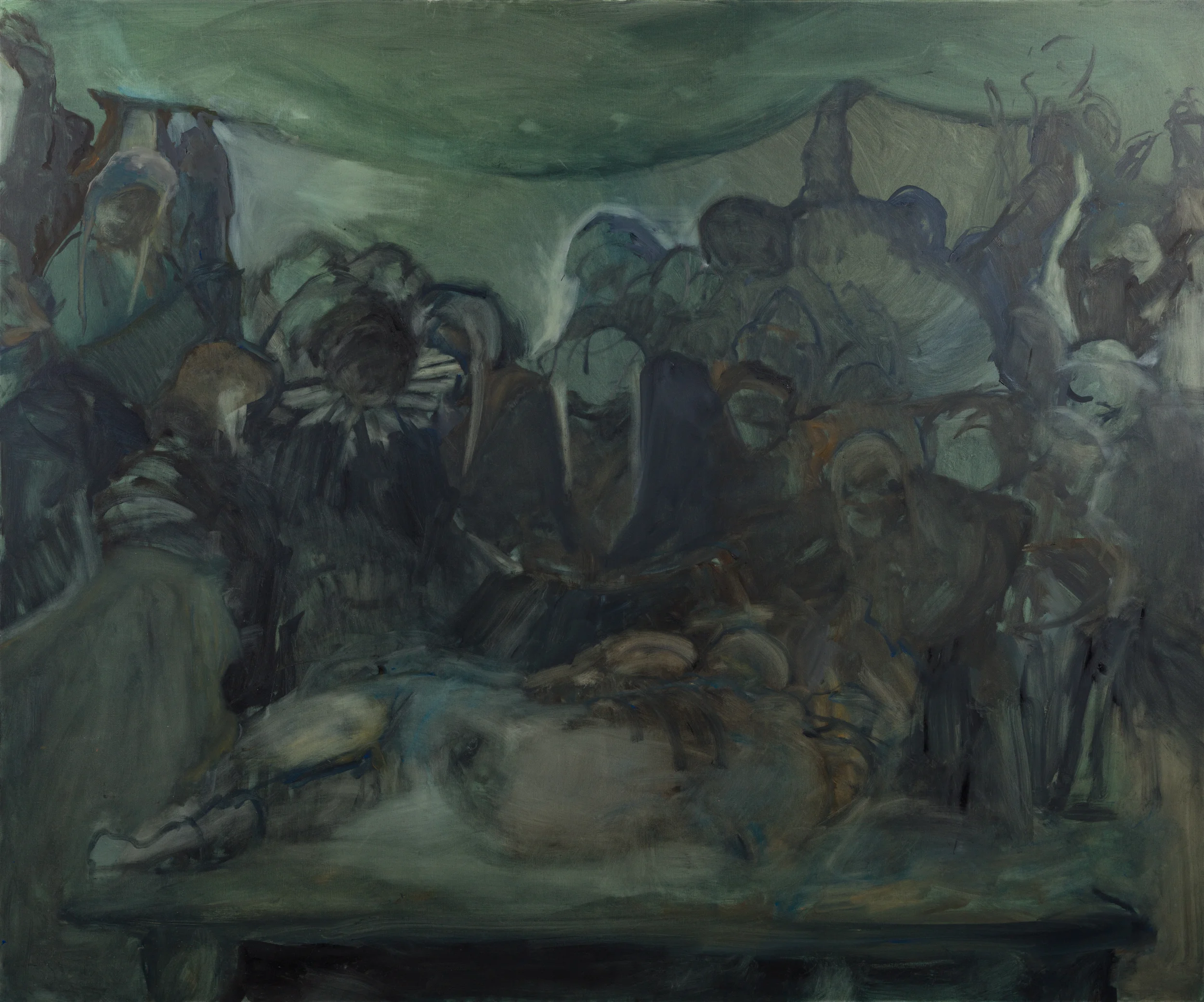 Feast II, 60x 72" Oil on Canvas 2019
