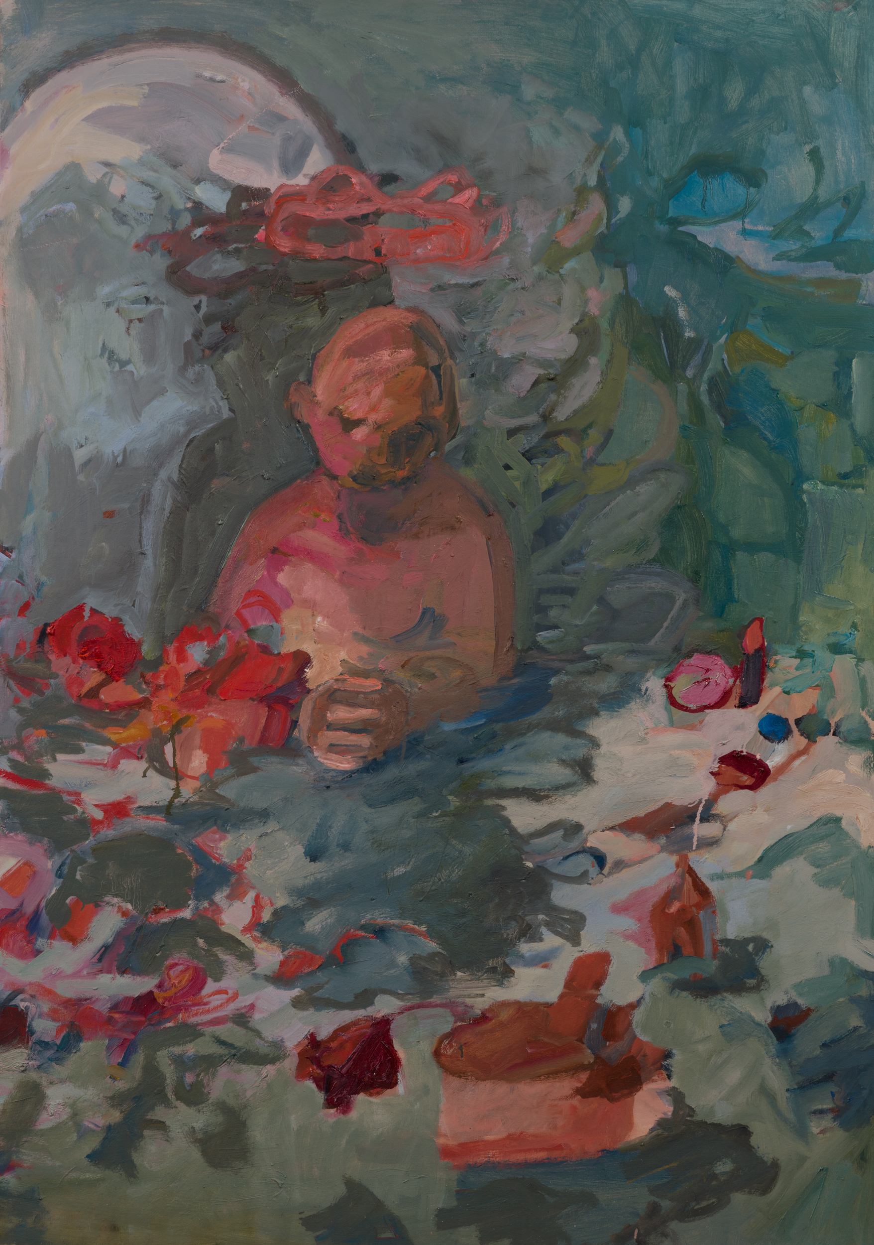 Self Reflection I, 48 x 36" Oil on Canvas 2019