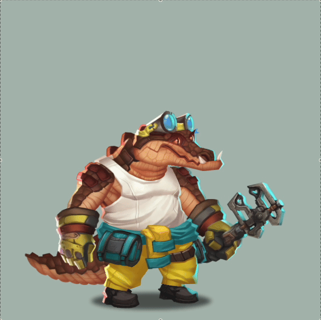 Looping idle animation