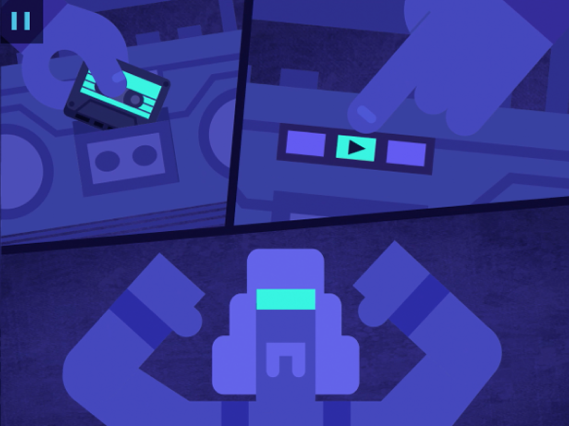 Animated transition to the gameplay screen.