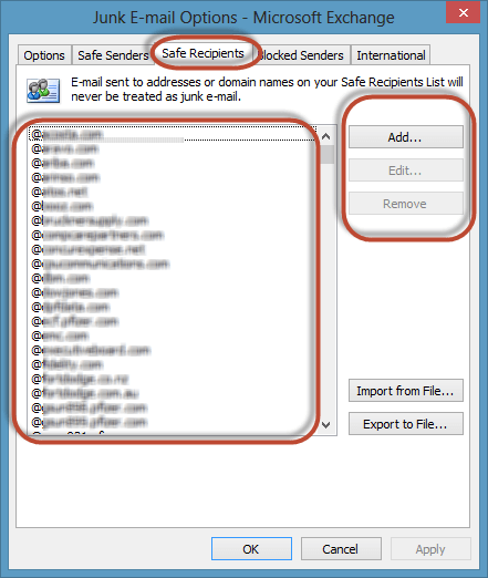 Outlook Junk Filter Image 5