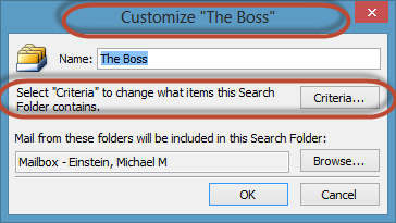Outlook Search Folders Screenshot 8