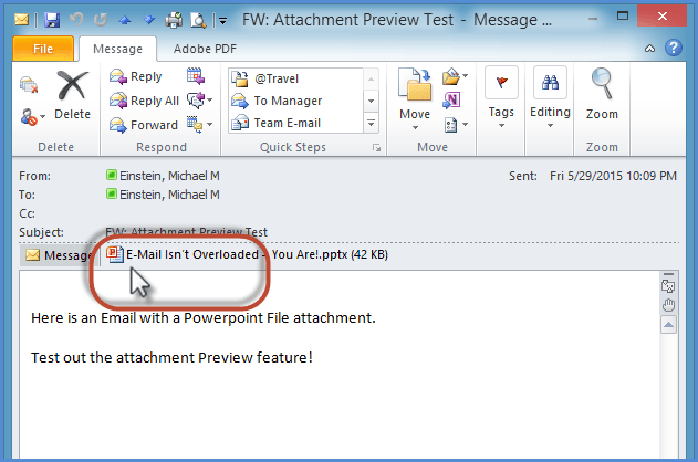 Save time with Microsoft Outlook Attachment Preview ...