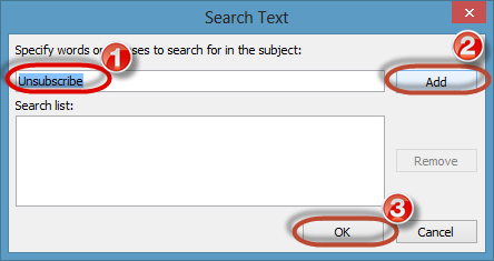 Junk Mail Rule Screenshot4