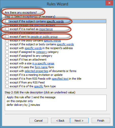 Outlook Delay Send Rule Screenshot8