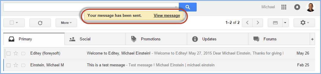 Gmail Undo Send Screenshot7
