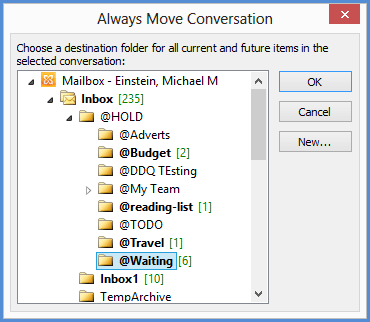 MICROSOFT OUTLOOK MOVE CONVERSATION SCREENSHOT2