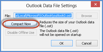 Compact Microsoft Outlook PST Data Files Screenshot9