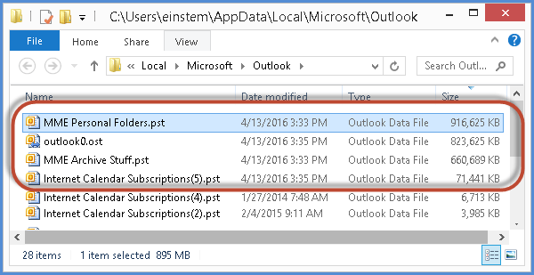 Compact Microsoft Outlook PST Data Files Screenshot11