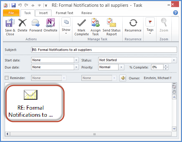 convert an email to a task in outlook convert an email to a task in outlook