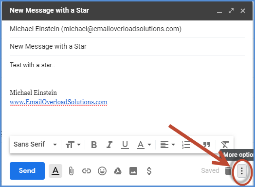 Gmail Stars Feature Screenshot16