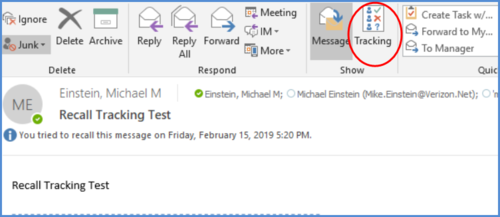 How To Recall An Email In Outlook