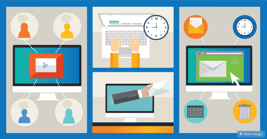 Hãy ấn định những khoảng thời gian dành cho việc kiểm tra email. Hãy ấn định những khoảng thời gian dành cho việc kiểm tra email.
