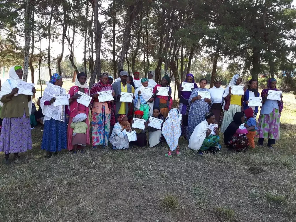 graduation of vocational training for GII widows Jan 2016