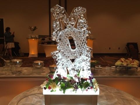 Mother's Day Ice Sculpture.