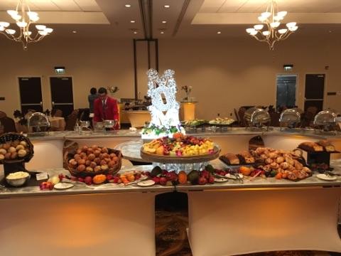 Fruit and pastry display
