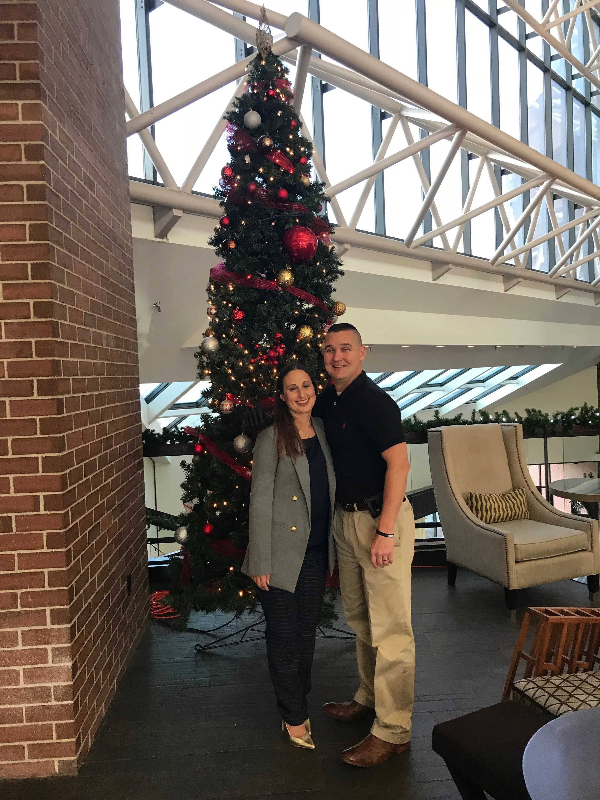 Guest Perry and Jennifer Pezzarossi celebrating their anniversary. Thank you Perry for serving our country. 