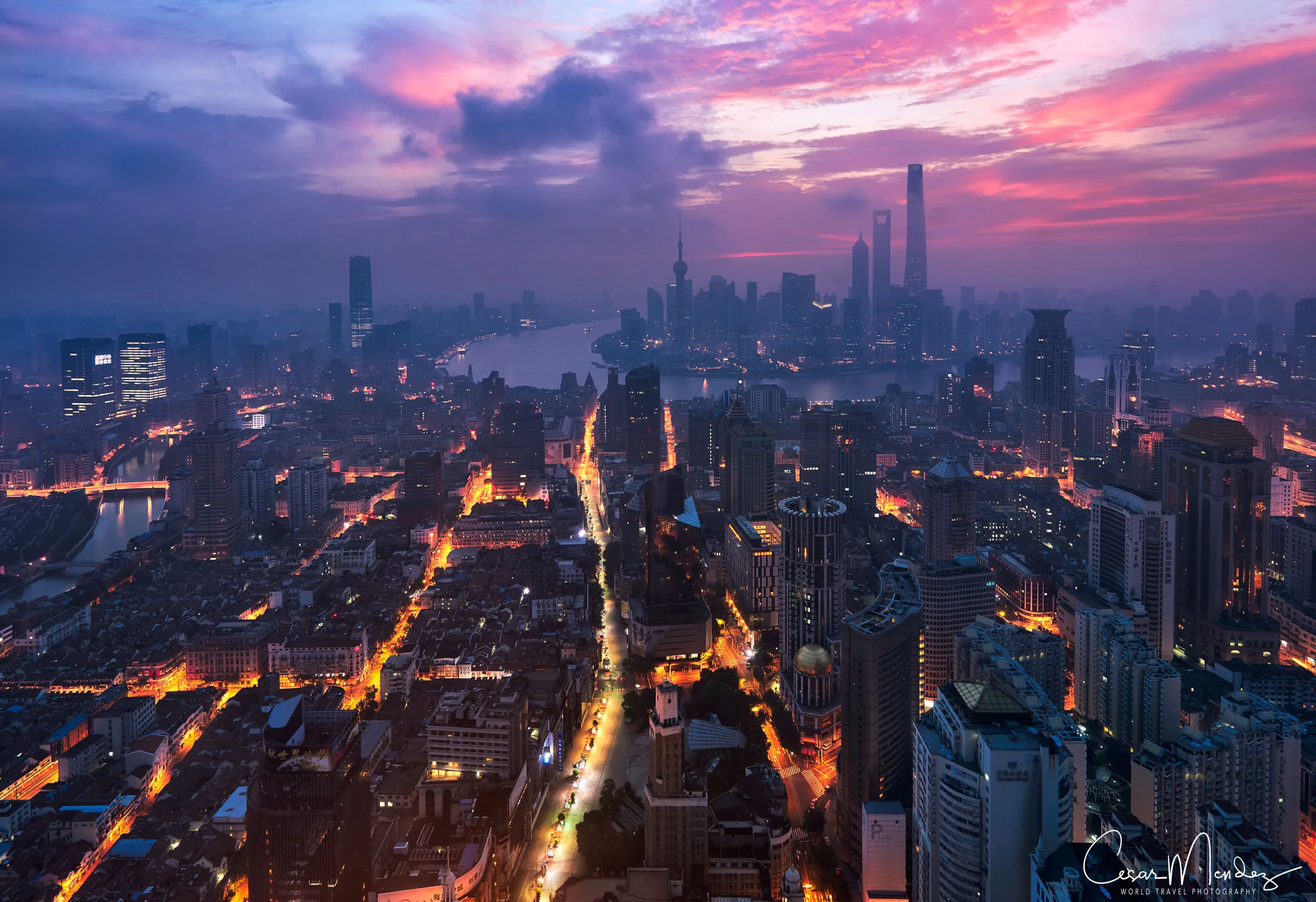 Shanghai from above