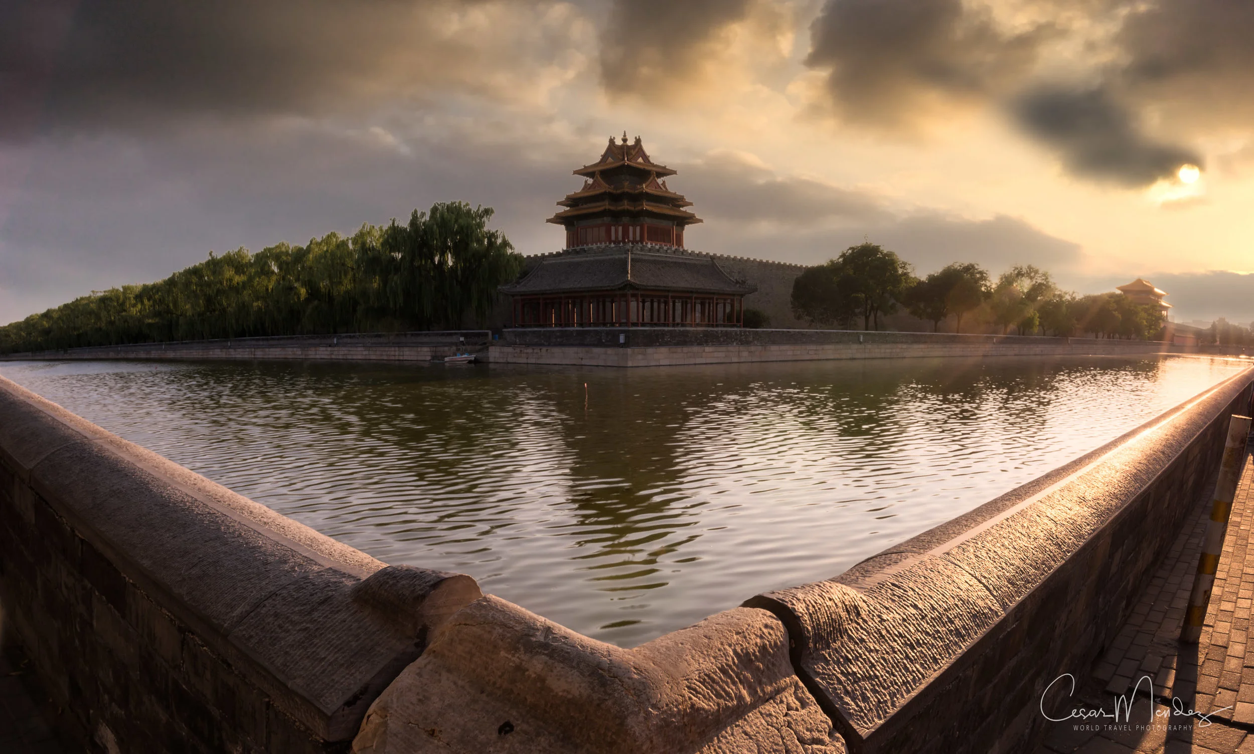 Forbidden City watch tower, Beijing, China