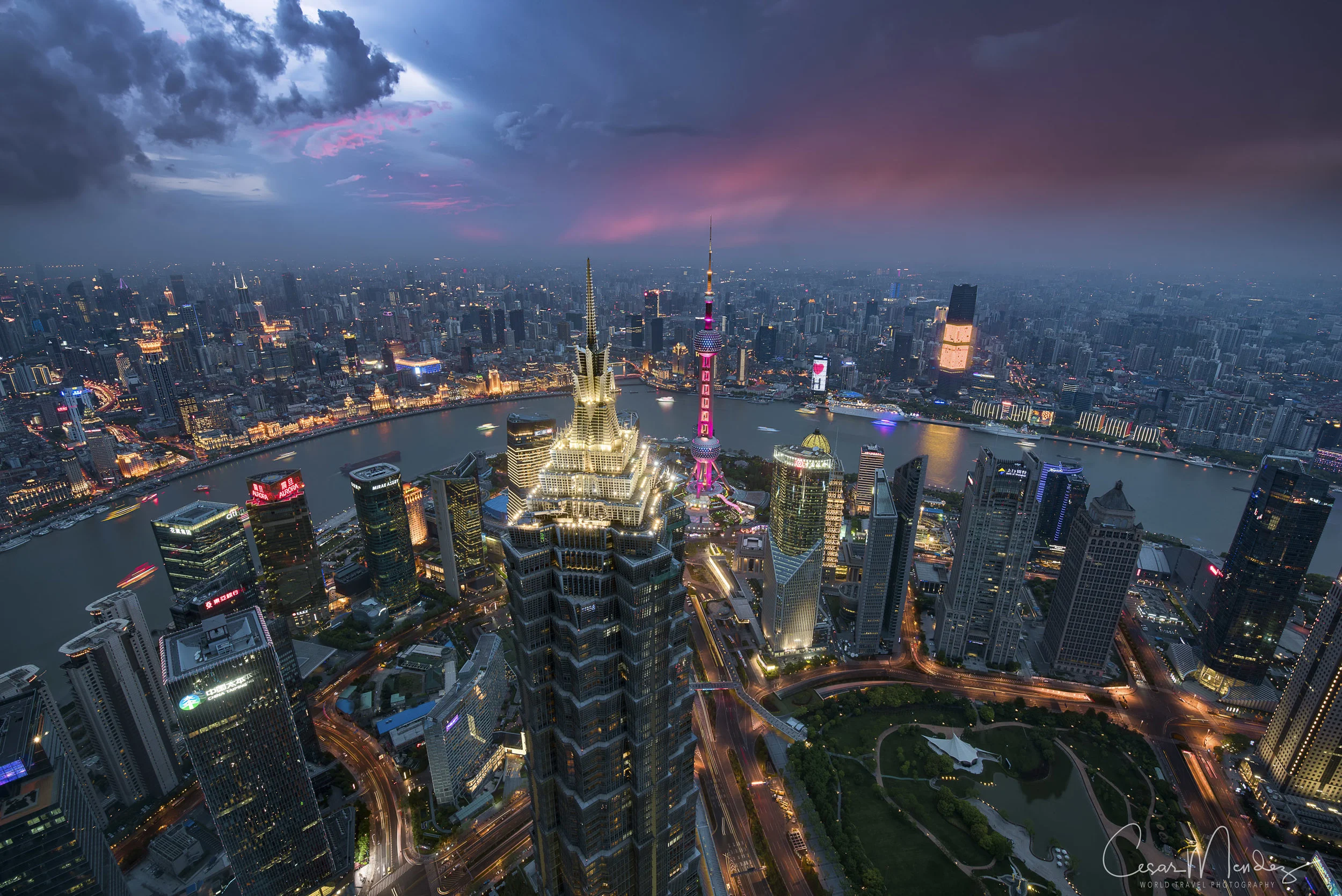 Blue hour in Pudong
