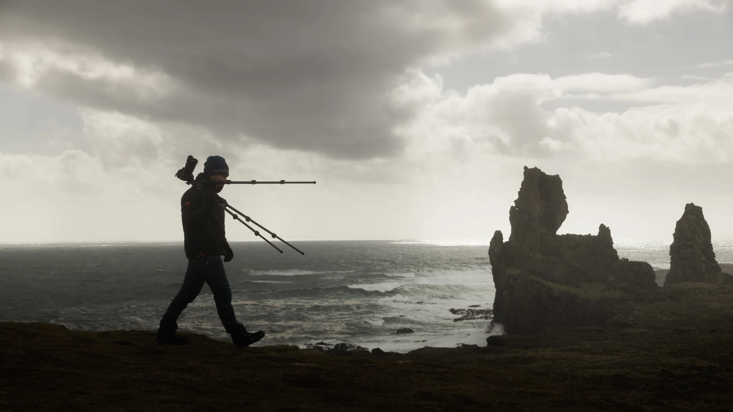 Londrangar cliff walking.jpg