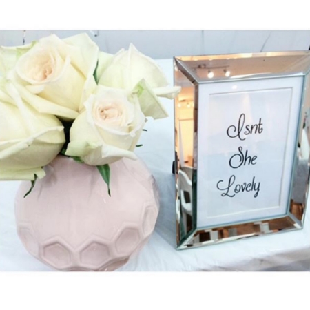 Vase - Kmart Crystal Photo Frame - Kmart Photo Frame Insert - DIY