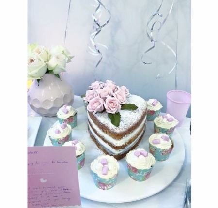 Cake & Cupcakes - My gorgeous friend made & gifted me this. Let me know if you would like her details.