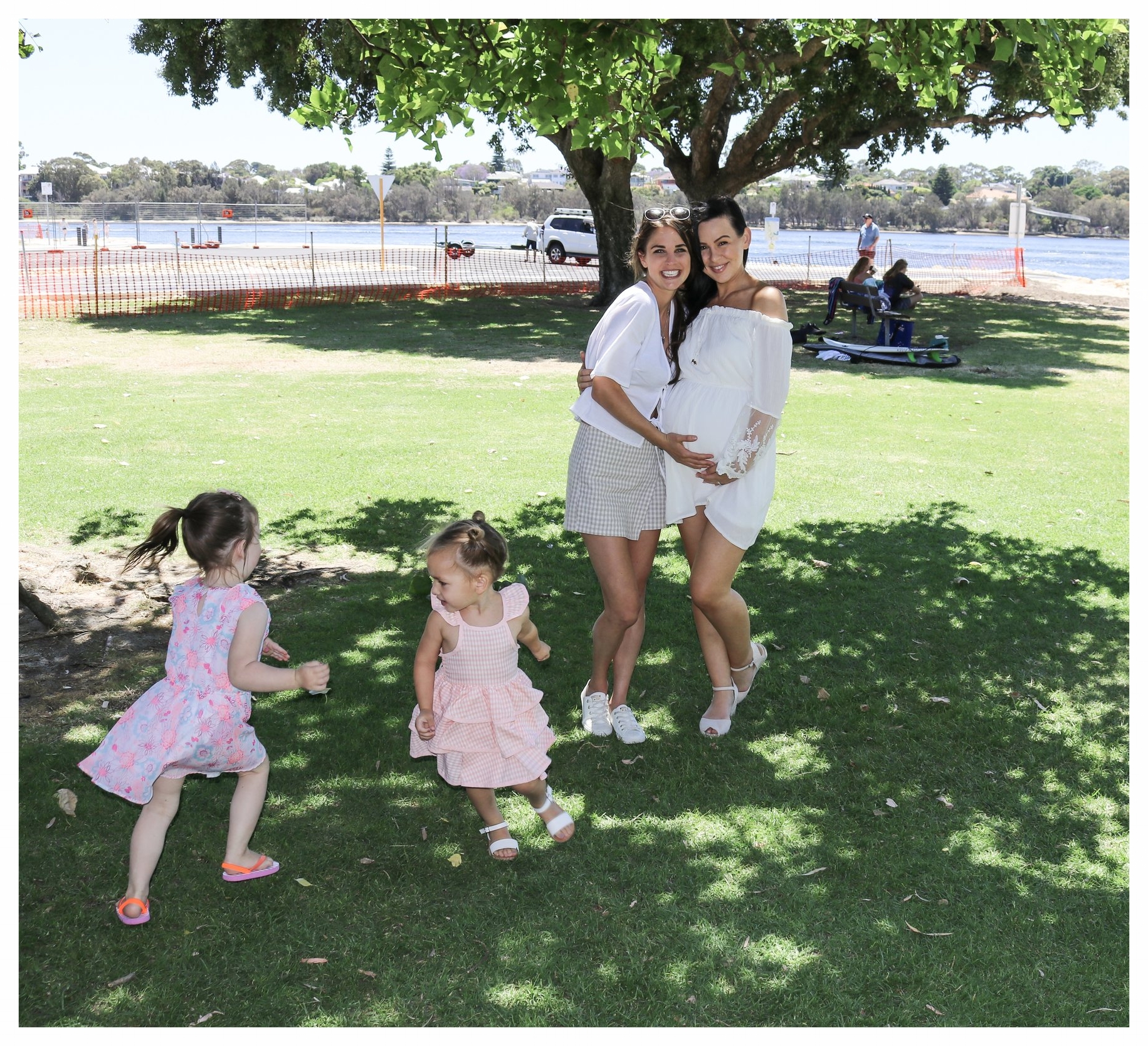 The big girls and the little ones had a ball!