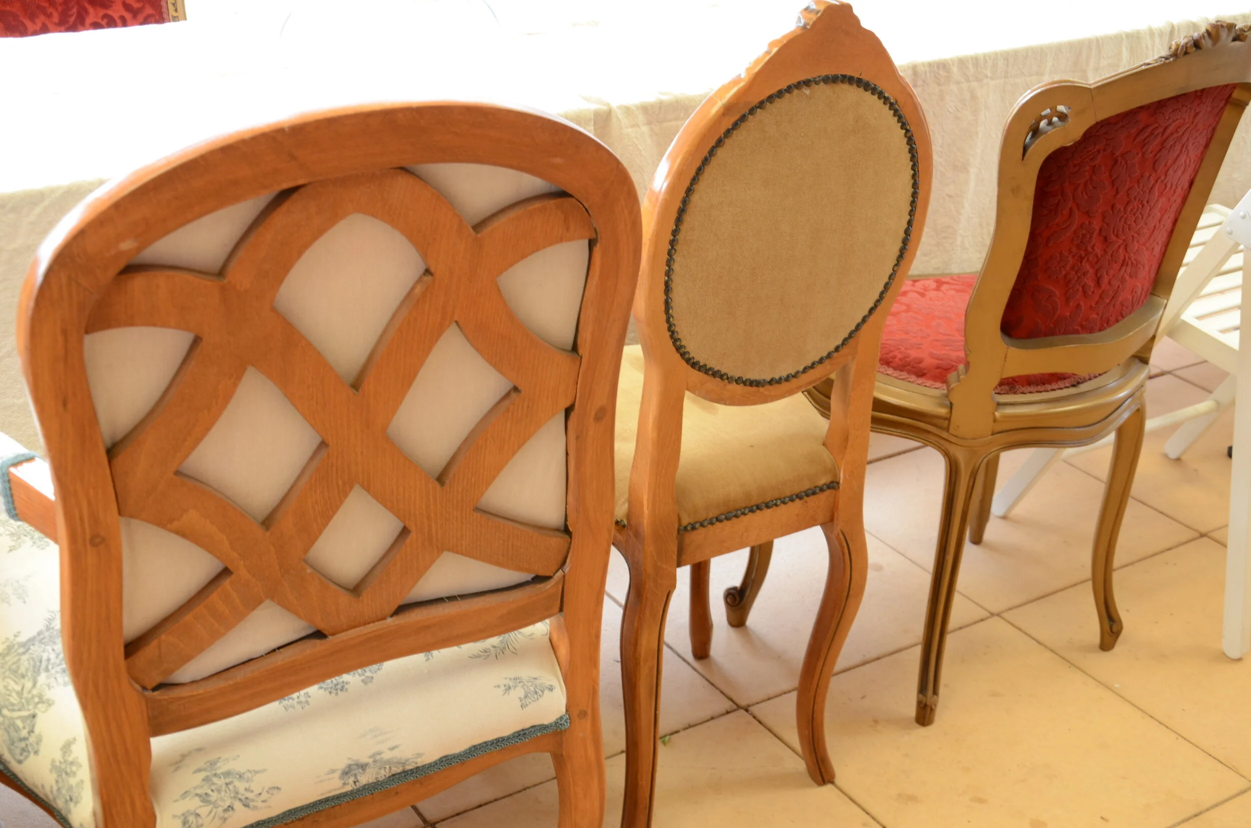 Assorted Chairs from $15.00 each 