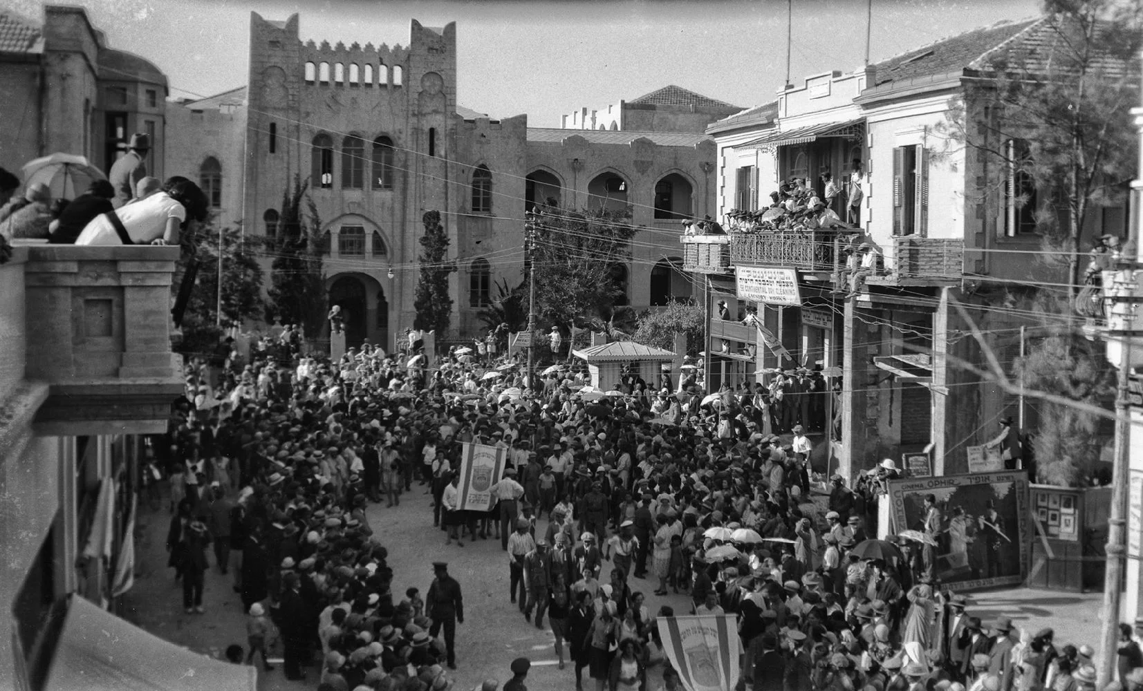 הגימנסיה הרצליה הייתה מוקד החיים בתל אביב הקטנה